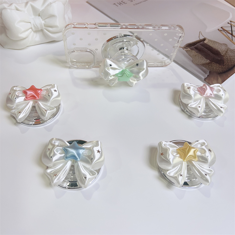 Tech Accessories Phone - 3D Silk Bow Knot Star Magnetic
