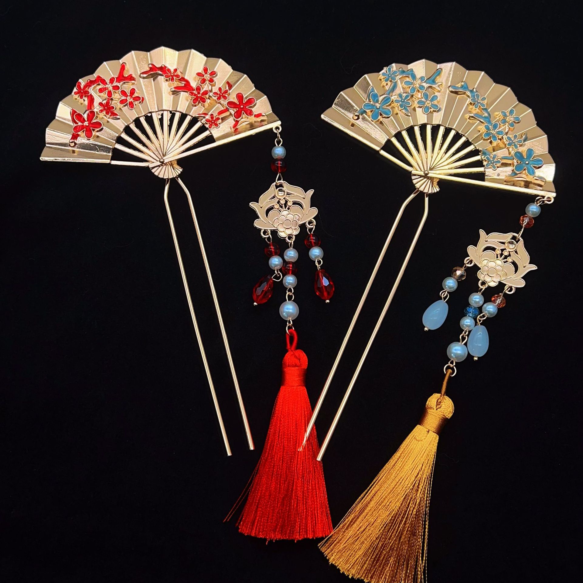 Tech Accessories For Women - New Chinese style national fan tassel