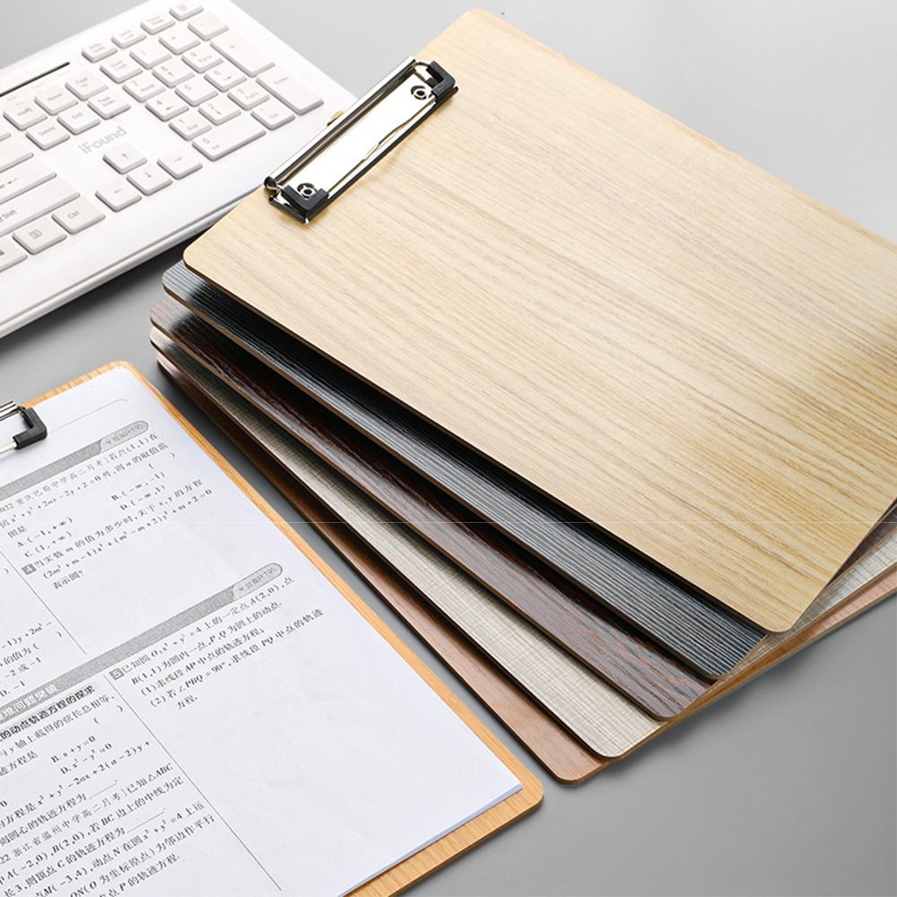 Document Scanner Portable - Portable Wooden A4 Memo Folder Hardboard