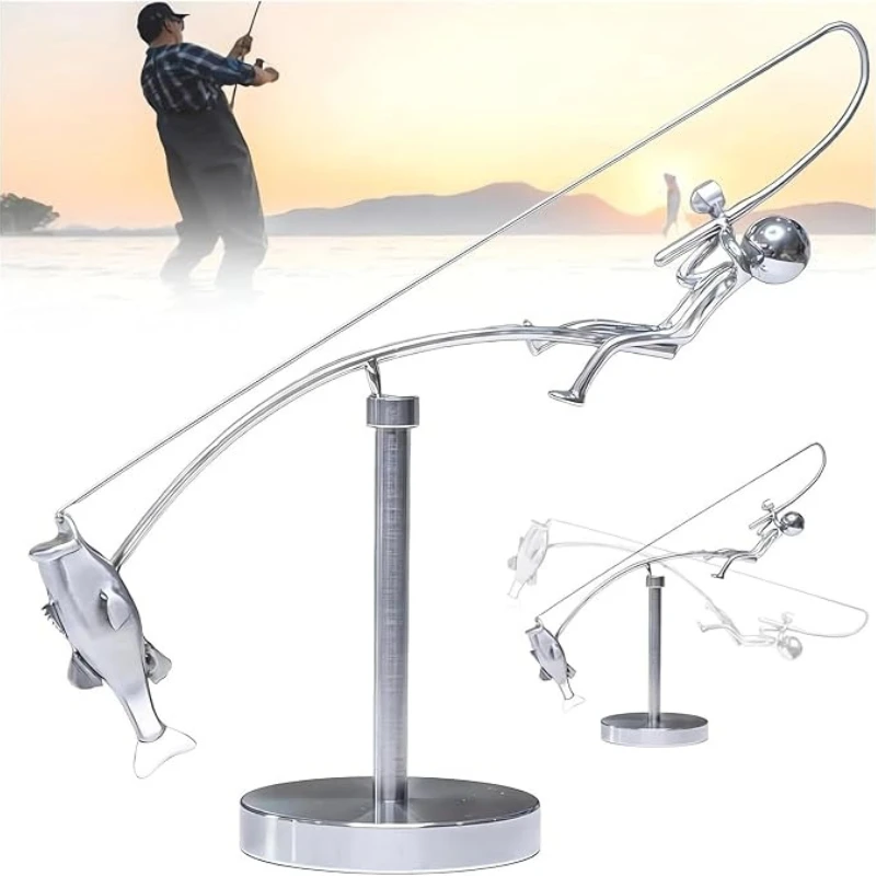 Tech Accessories And Gadgets - Metal Balance Sculpture Large Metal Kinetic