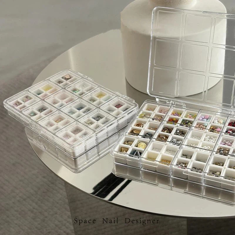 [New] 24/36/48Grids Nail Decor - Tech Accessories Box recension och pris