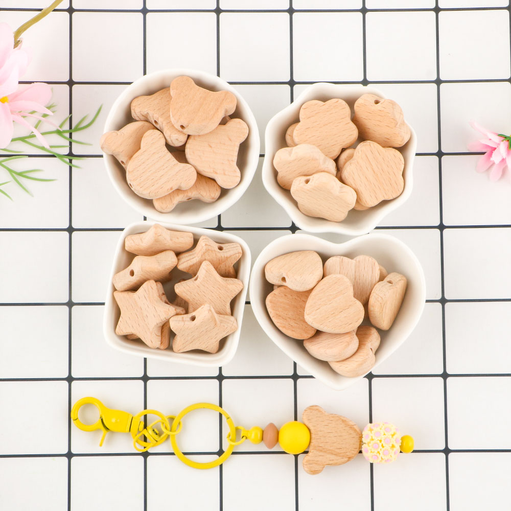 Kovict 15pcs Beech Wood Bear F - Useful Tech Accessories recension och pris