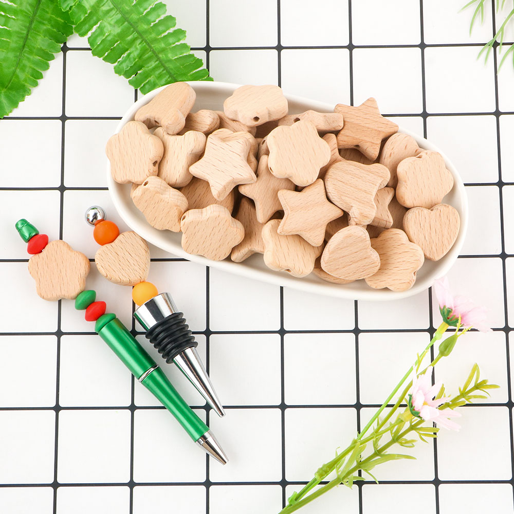 Kovict 15pcs Beech Wood Bear F - Useful Tech Accessories recension och pris