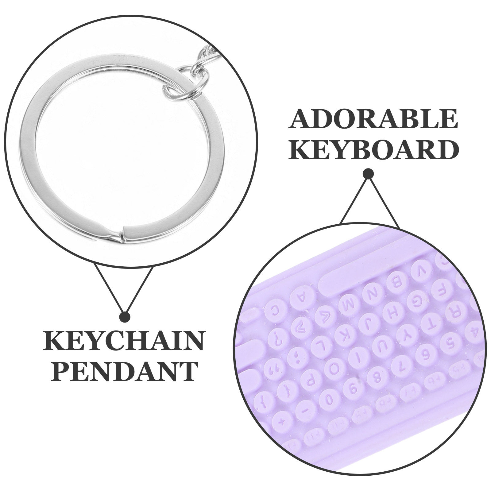 Mini Keyboard and Mouse Keycha - Tech Accessories And Gadgets recension och pris