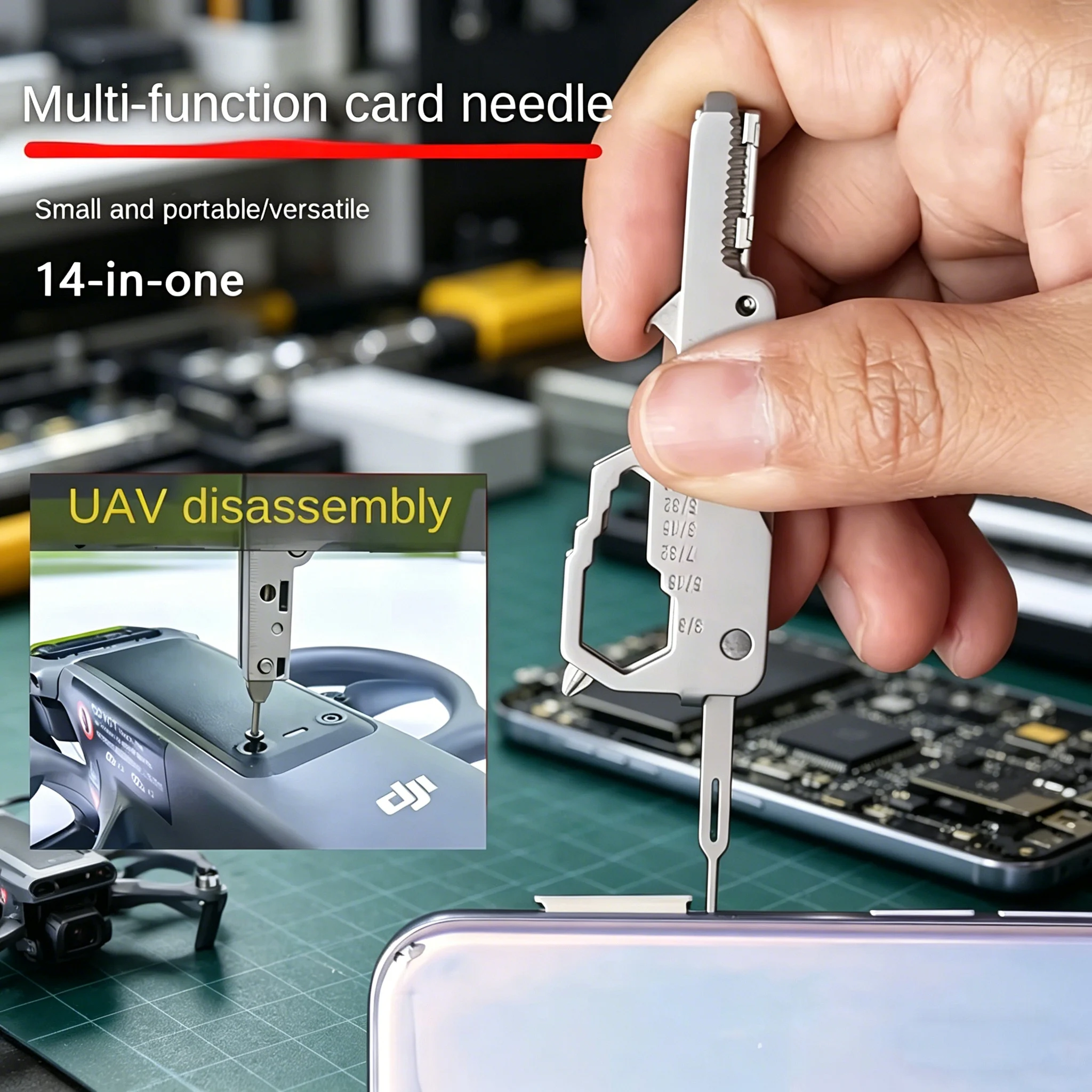 Multi-Function Keychain EDC To - Tech Accessories Kit recension och pris