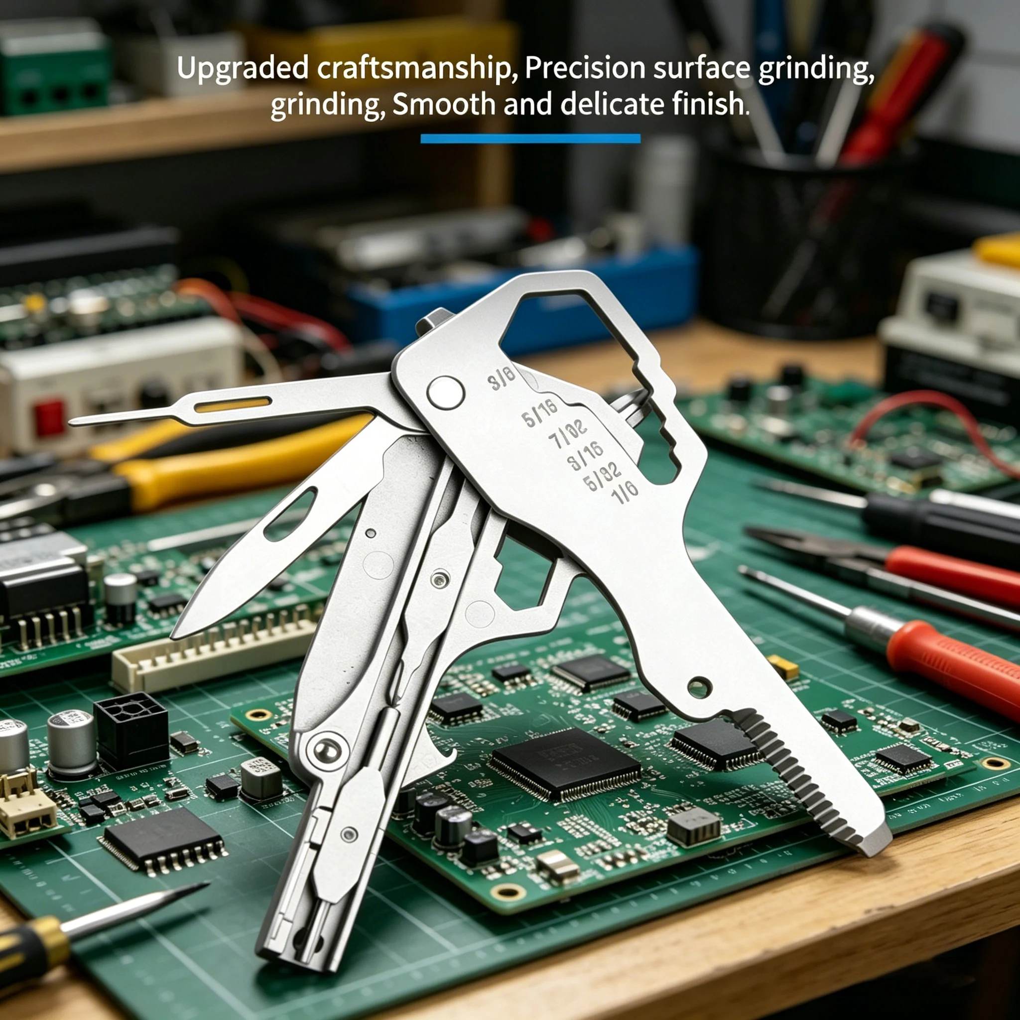 Multi-Function Keychain EDC To - Tech Accessories Kit recension och pris