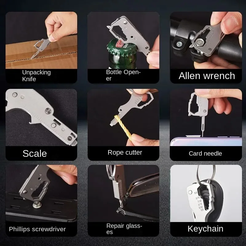 Multi-Function Keychain EDC To - Tech Accessories Kit recension och pris