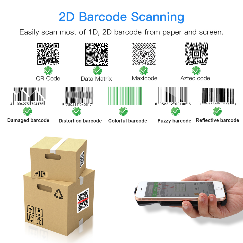 Eyoyo EY-017 2D Back Clip Blue - Document Scanner Portable recension och pris