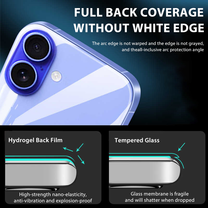 4-1Pcs Back Hydrogel Film For  - Tech Accessories Phone recension och pris