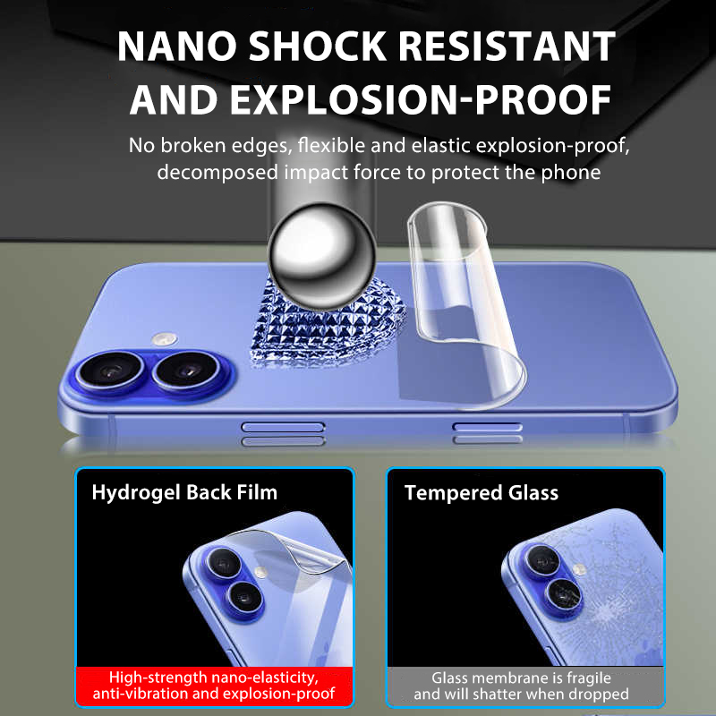 4-1Pcs Back Hydrogel Film For  - Tech Accessories Phone recension och pris