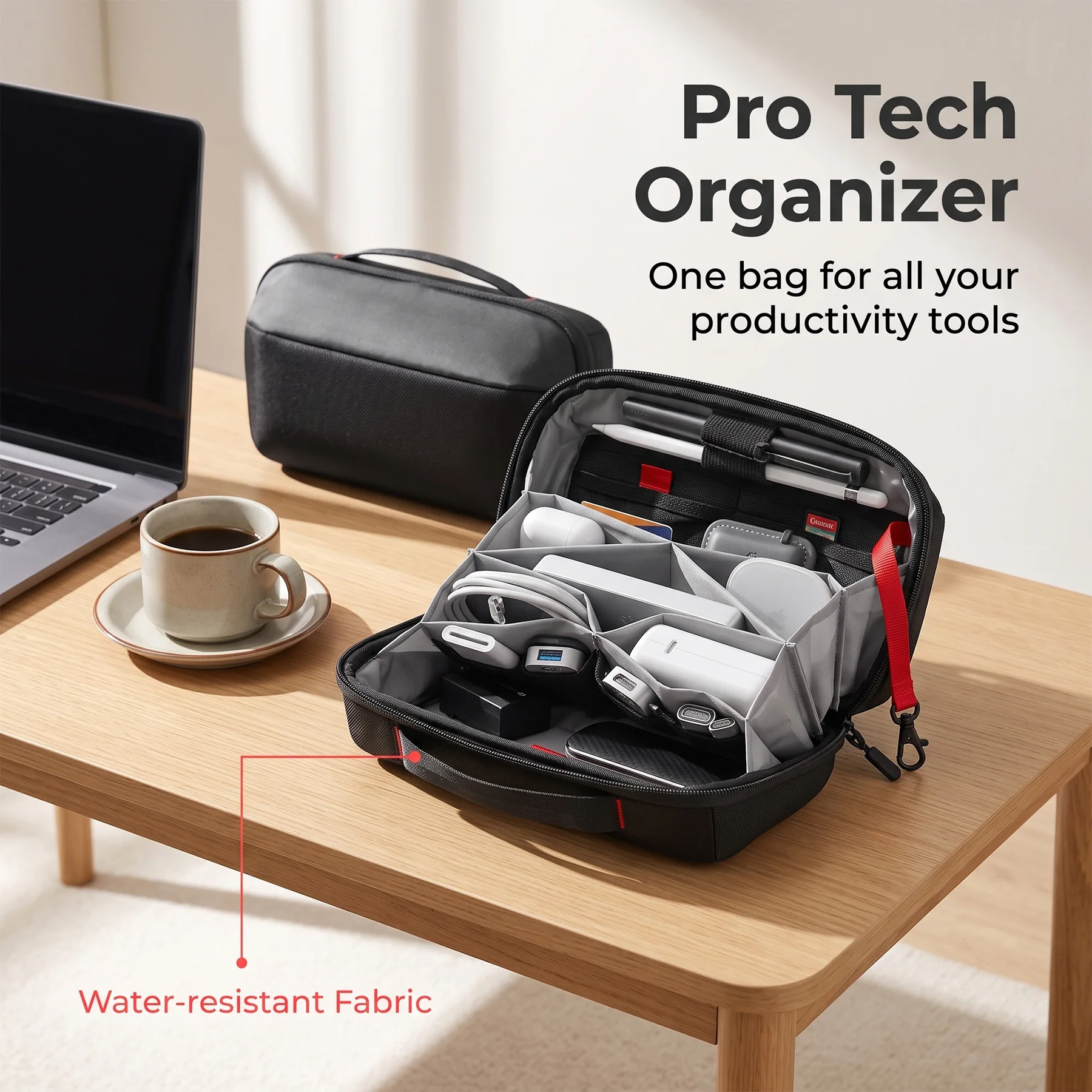 Travel Tech Organizer Pouch, W - Tech Accessories Box recension och pris