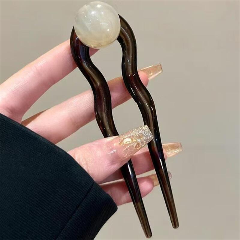 Fashion Colored Pearl U-Shaped - Tech Accessories For Women recension och pris