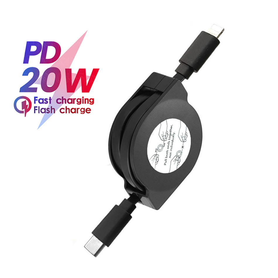 Retractable PD 20W Fast Charge - Tech Accessories Phone recension och pris