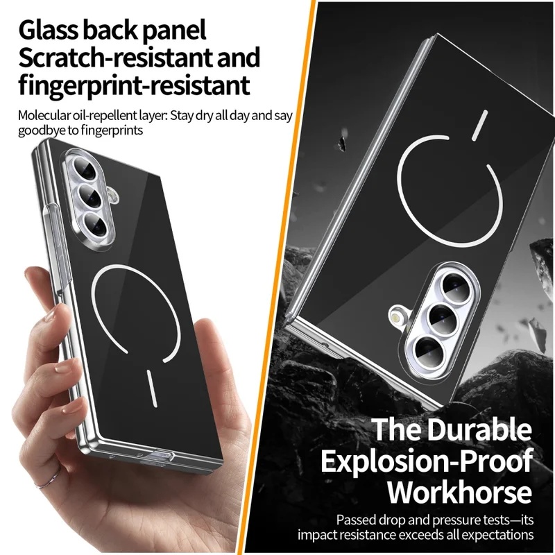 Glass Magnetic Folding Phone C - Tech Accessories Business recension och pris