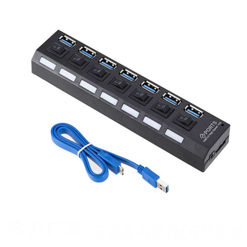 USB 3.0 Hub 5Gbps High Speed M - Usb Hub 7 Port recension och pris