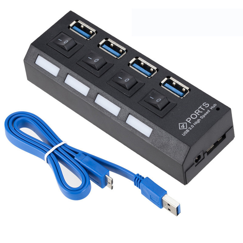 USB 3.0 Hub 5Gbps High Speed M - Usb Hub 7 Port recension och pris