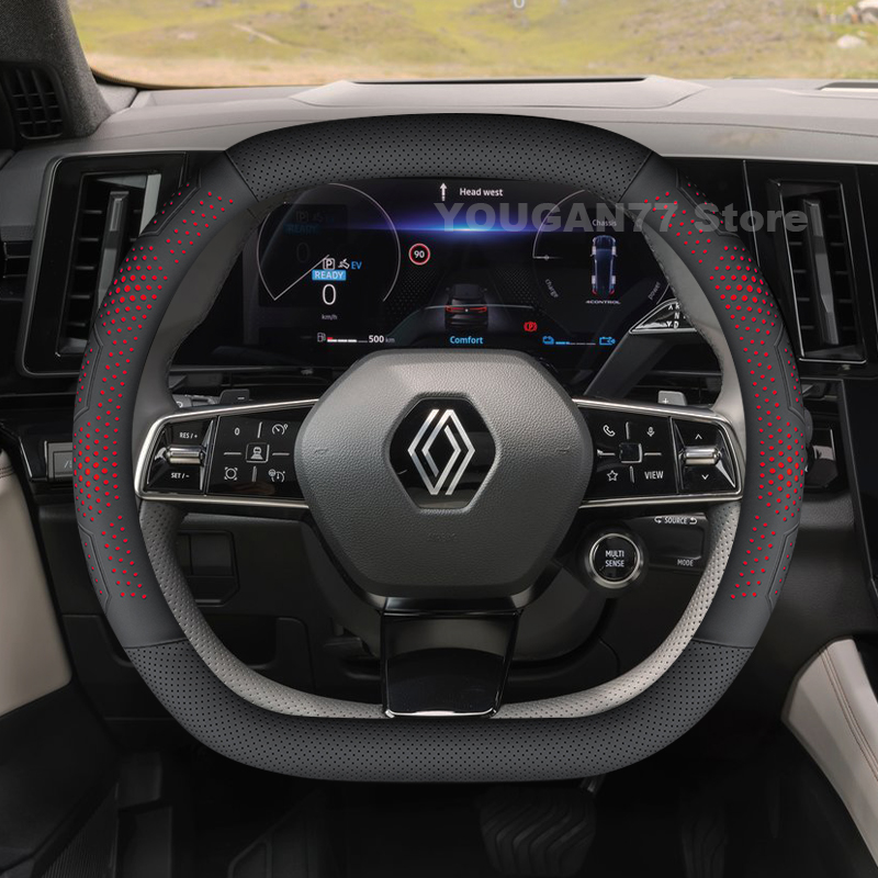 Leather Car Steering Wheel Cov - Tech Accessories Hub recension och pris