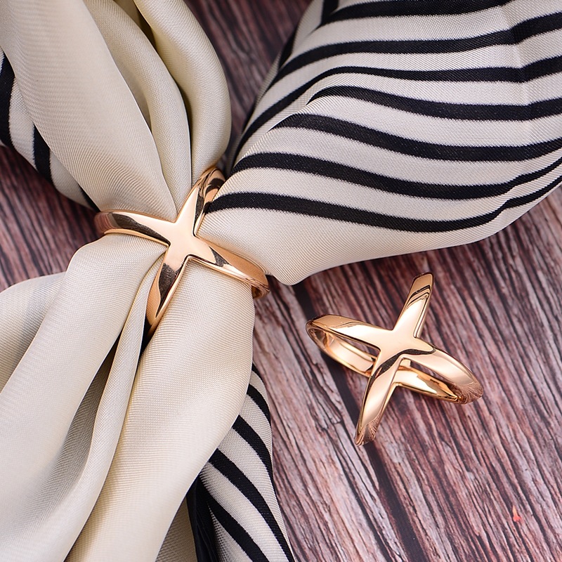X-Shaped Scarf Clips - Elegant - Useful Tech Accessories recension och pris