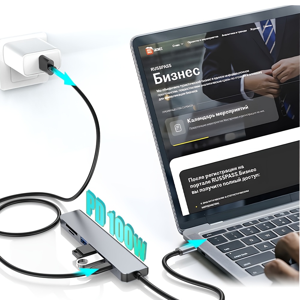 7 in 1 USB C Hub to 4K HDMI-Co - Usb Hub 7 Port recension och pris