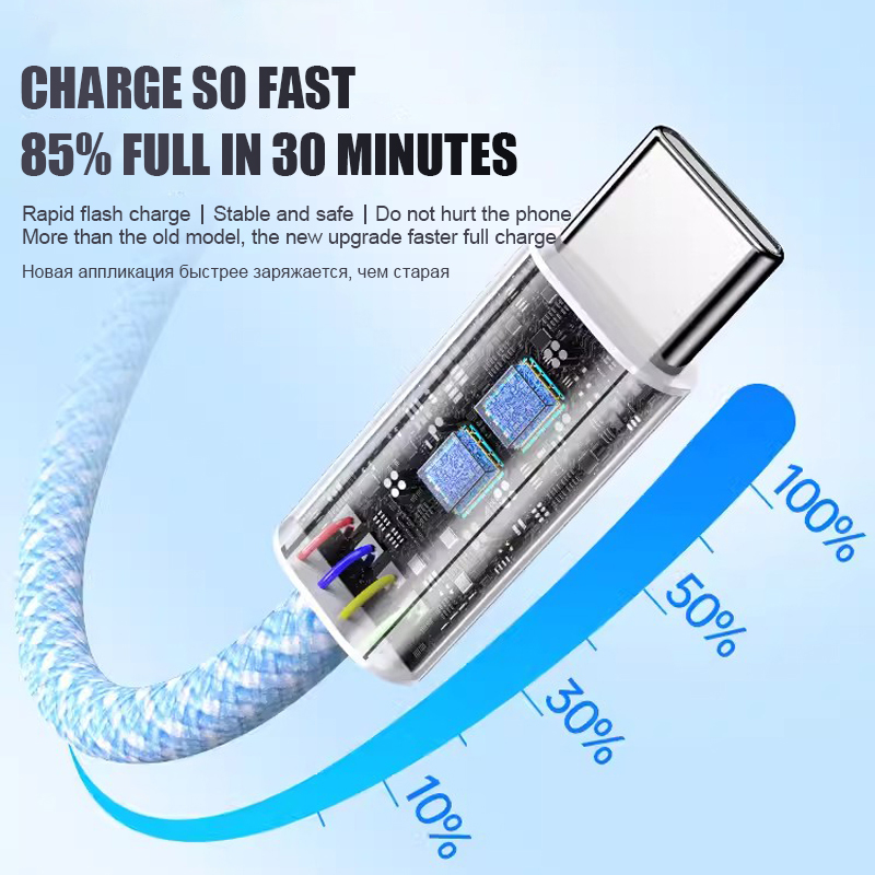 PD 40W USB C Fast Charging Cab - Tech Accessories Phone recension och pris