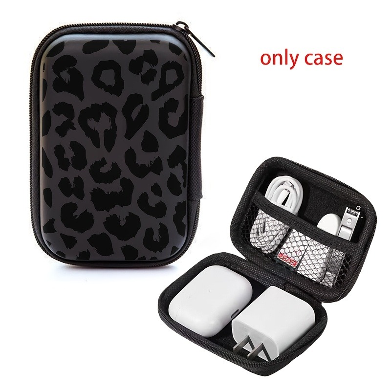 Black Leopard Print EVA Hard S - Tech Accessories Kit recension och pris