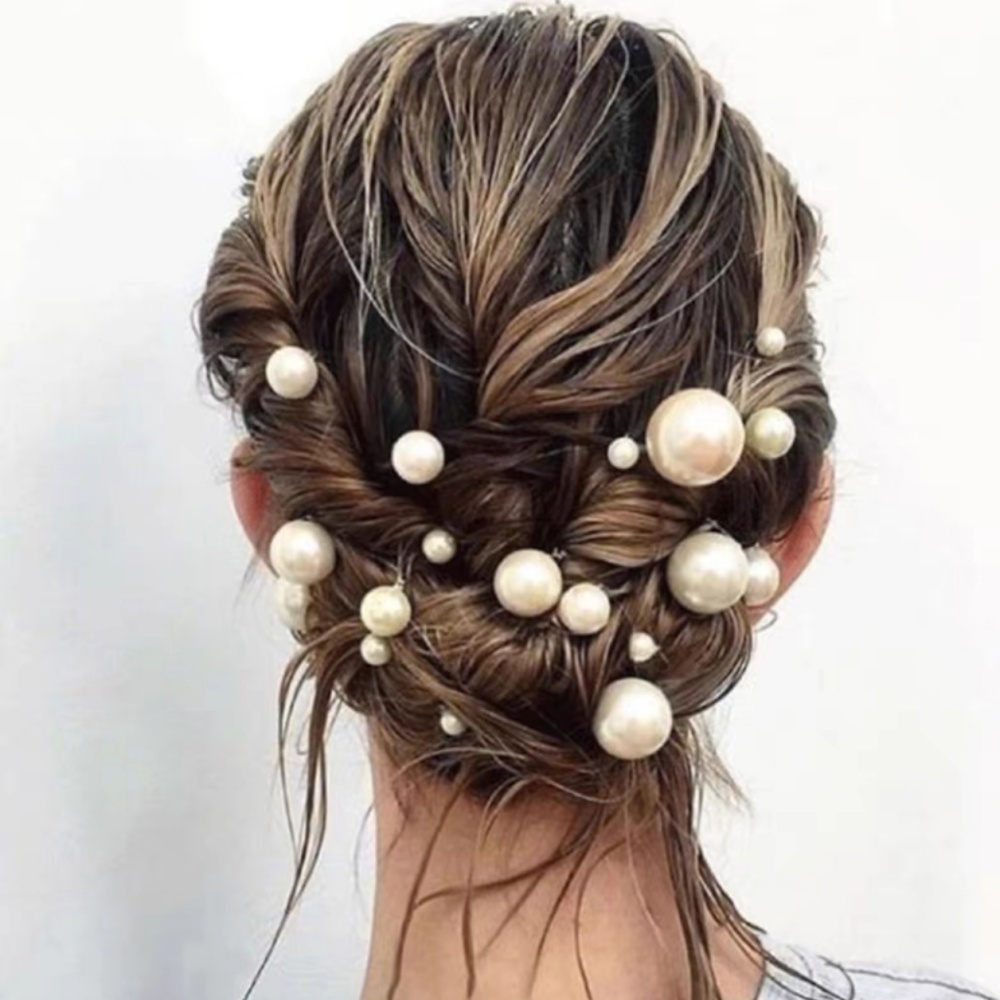 Pearl Crystal Hair Pins Comb S - Tech Accessories For Women recension och pris