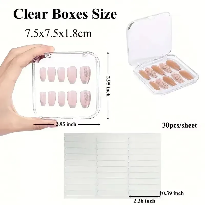 10PCS Press-On Nail Storage Ac - Tech Accessories Box recension och pris