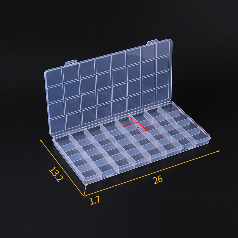 32/24/15 Grids Transparent Rec - Tech Accessories Box recension och pris