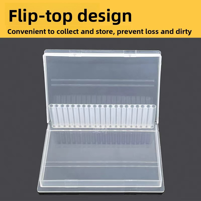 1/2/3PCS 20 Slots Clear Nail D - Tech Accessories Box recension och pris