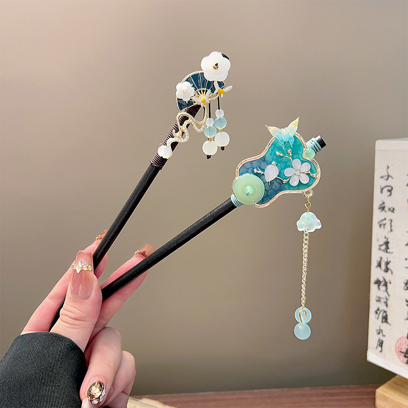 Classic Tassel Hair Stick Blac - Tech Accessories For Women recension och pris