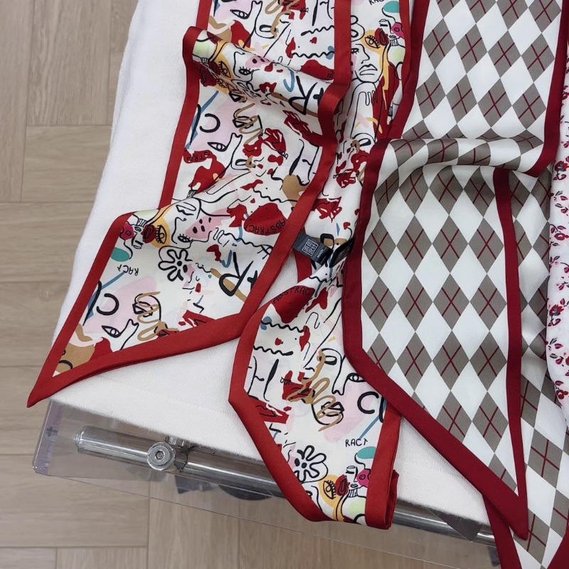 Women Fashion Red Floral Scarf - Useful Tech Accessories recension och pris