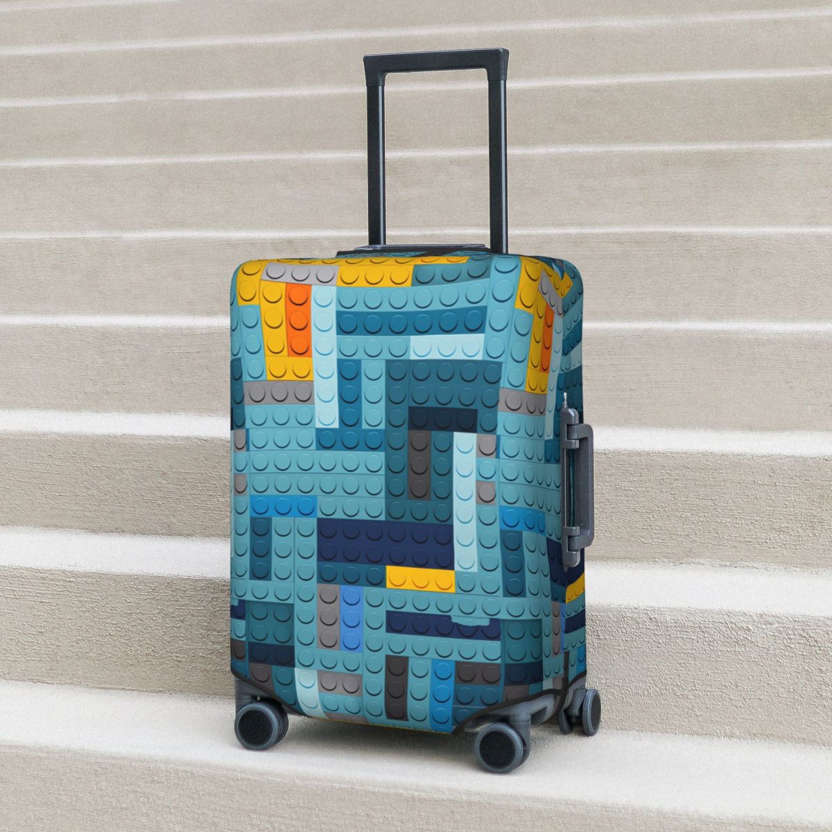 Blue Tech Pixel Building Block - Tech Accessories Business recension och pris