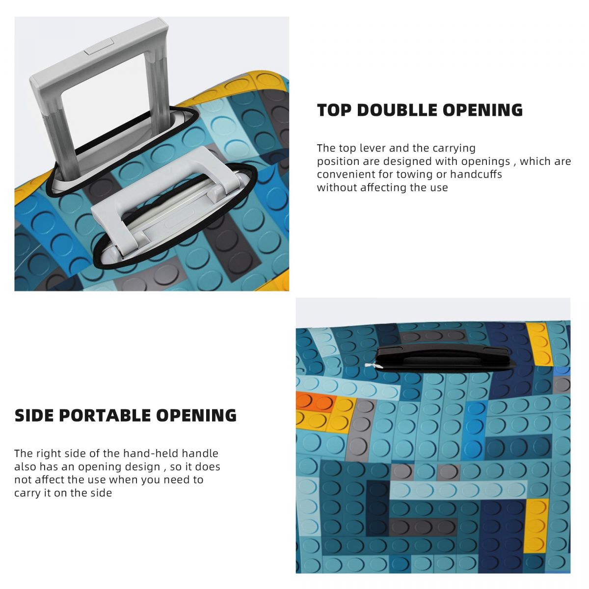 Blue Tech Pixel Building Block - Tech Accessories Business recension och pris